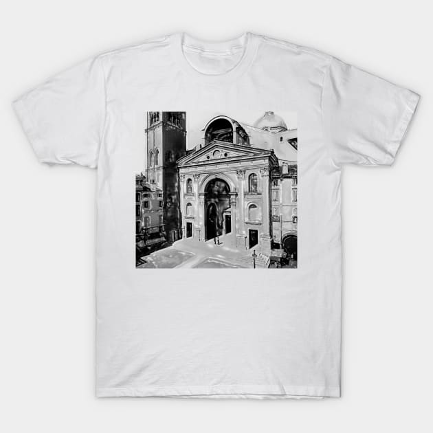 Historic and plastic medieval temple T-Shirt by Marccelus